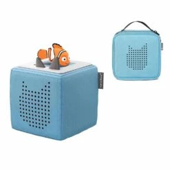 Tonies Toniebox Playtime Puppy Starter Set And Carry Case Light Blue With Tonies Audio Play Figurine -Tonies Tonies Toniebox Playtime Puppy Starter Set and Carry Case Light Blue with Tonies Audio Play Figurine Finding Nemo